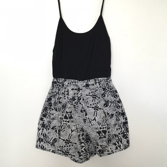 La Hearts Other - Aztec Print Romper